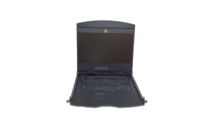 19" 1U single rail LCD w/4 port DB-15 KVM Switch - AL-V904L