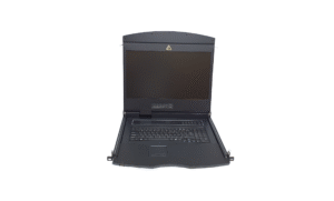 19" 1U single rail LCD w/16 port DB-15 KVM Switch - AL-V916L