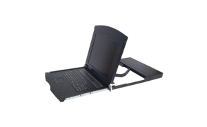 1U rack mount 17" LED KVM console with touch pad+Mouse - AL-V700P